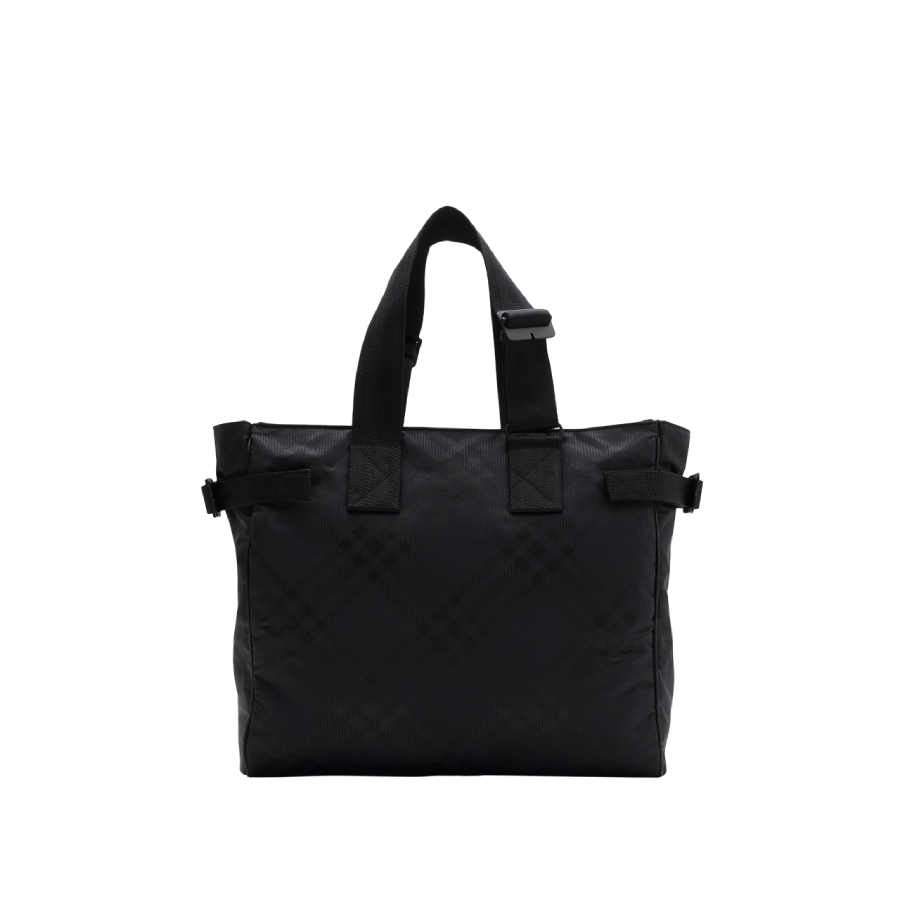 Check Jacquard Tote