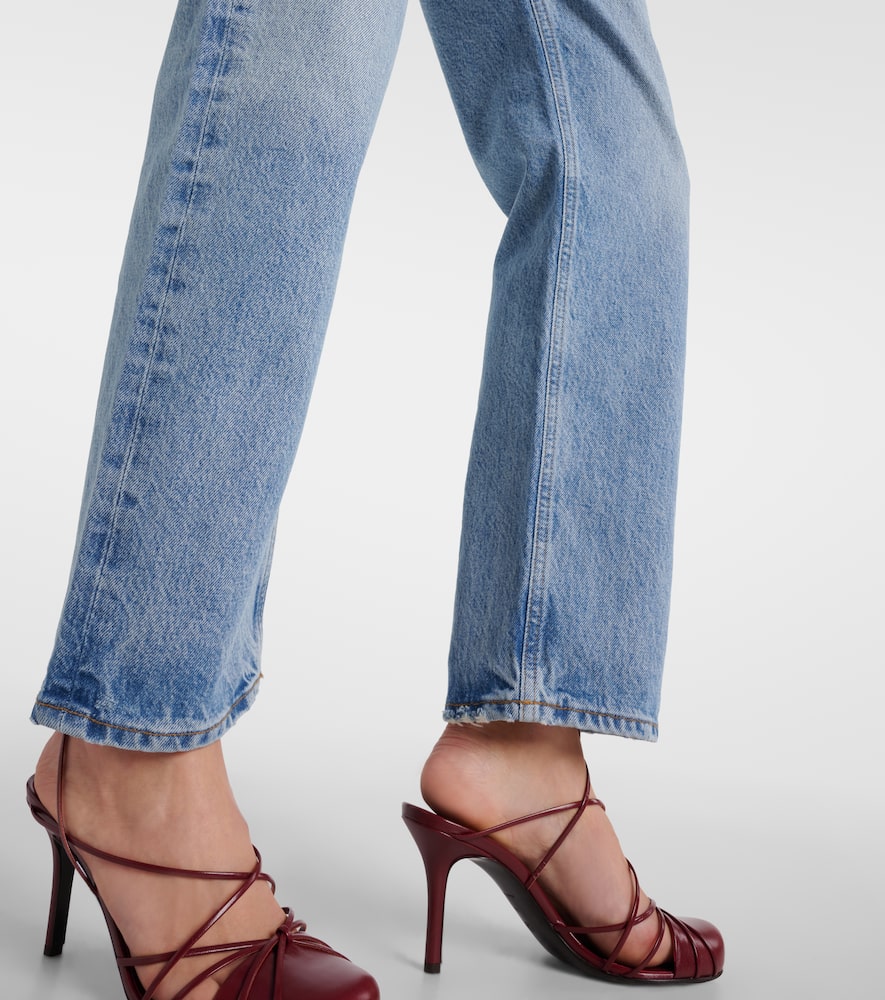 90's Pinch Waist high-rise straight jeans