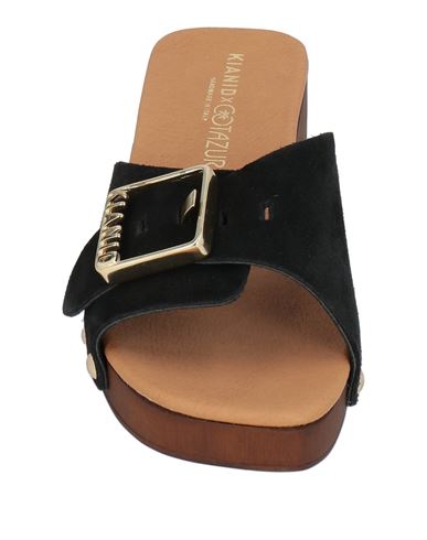 Kianid X Woman Sandals Black Size 7 Leather