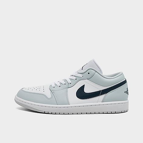 Men's Air Retro 1 Low Casual Shoes in Aura/White/Squadron Blue