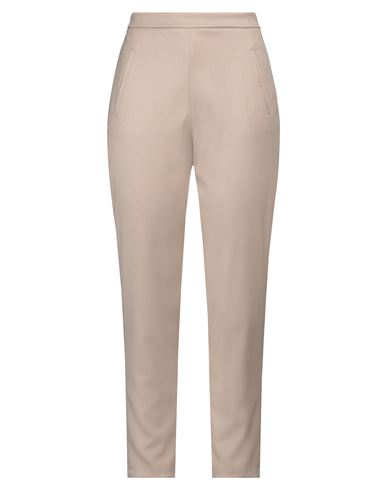Woman Pants Beige Size 2 Polyester, Viscose, Elastane