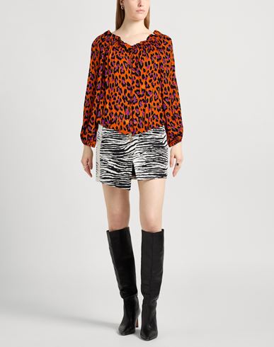 Woman Top Orange Size 4 Viscose