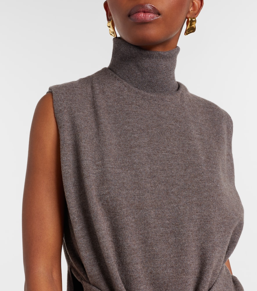 Róhe Layered wool and cashmere-blend top