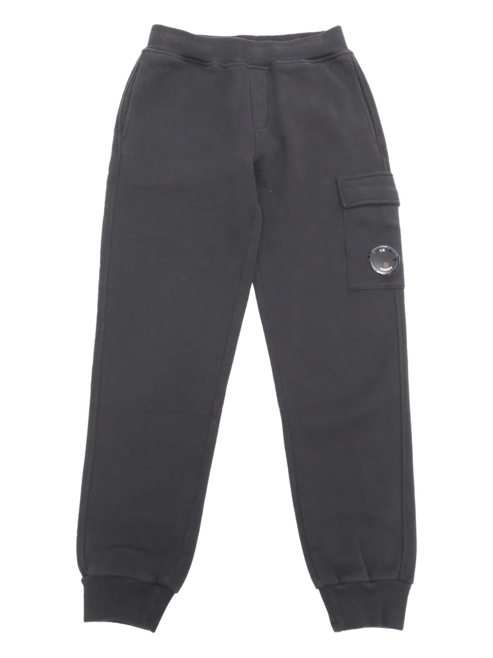 C.P. Company Kids Lens-detail sweatpants - Black