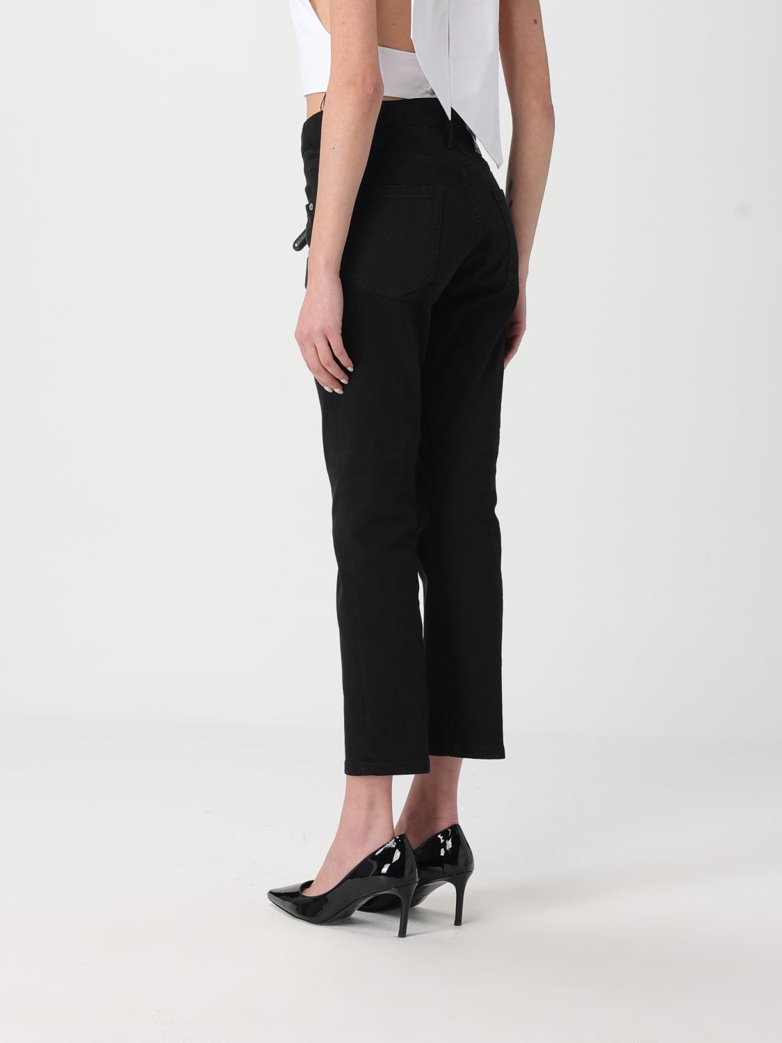 Jeans Woman color Black