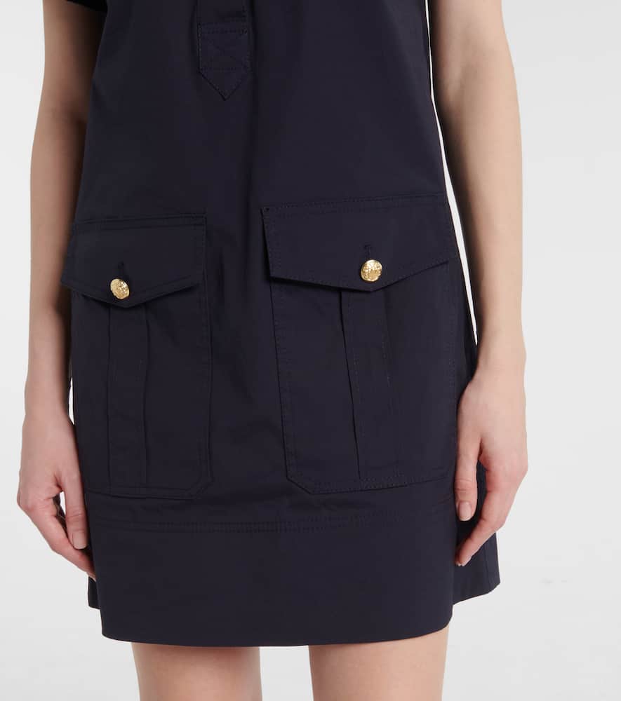 Lucca embellished linen shirt dress
