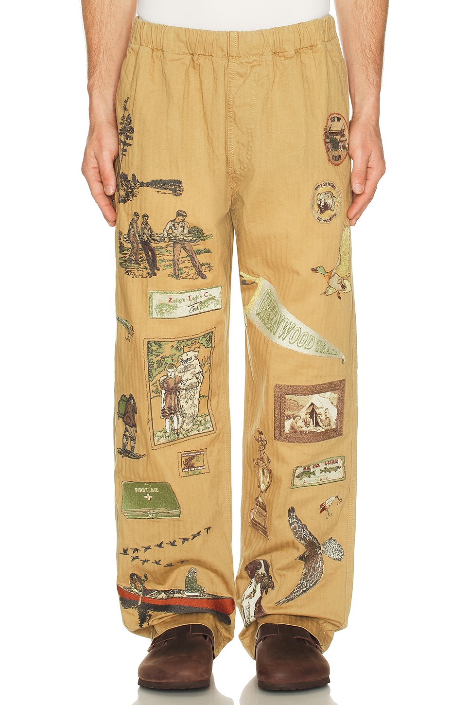 Samuel Zelig Trail Pant in Khaki - Beige. M also in S, L, XL/1X
