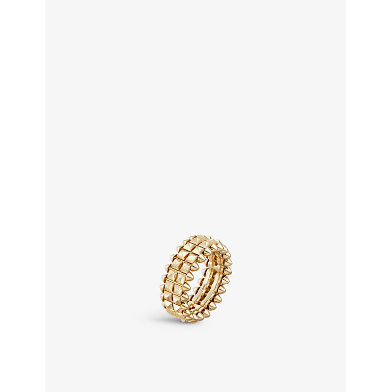 Womens Yellow Gold Clash de 18ct Yellow-gold Ring 47mm