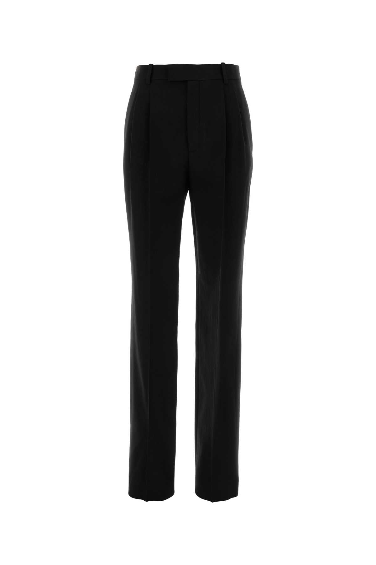 Wool Trousers — Black