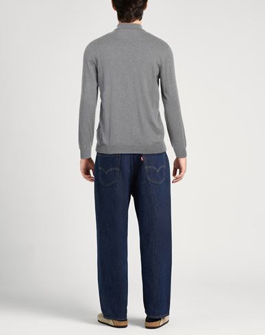 Man Sweater Grey Size 42 Cotton, Cashmere