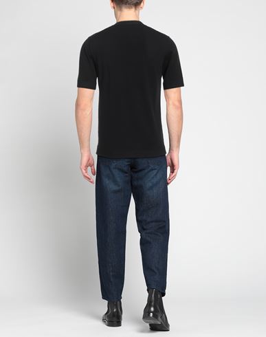The Fine Essentials Man Sweater Black Size 40 Merino Wool