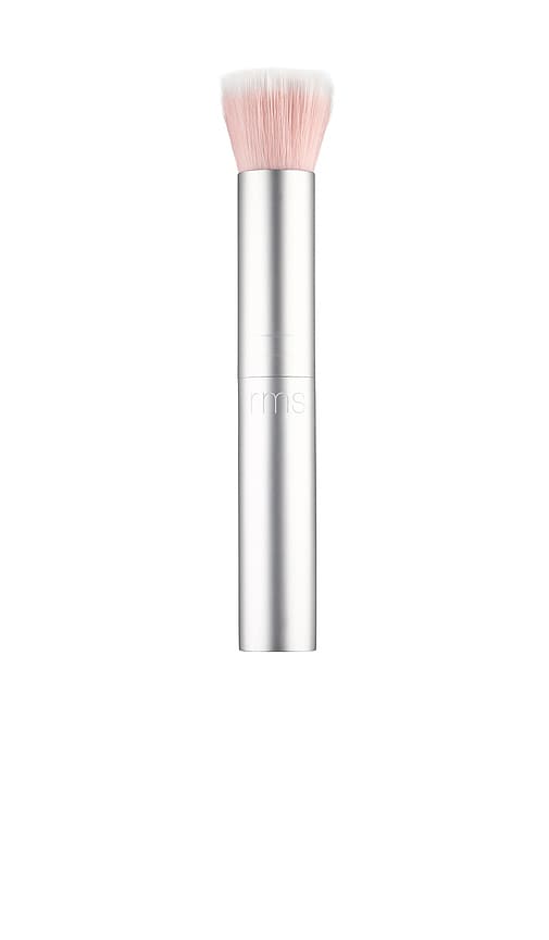 RMS Beauty Skin2Skin Blush Brush in Metallic Silver
