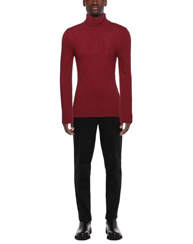Man Turtleneck Burgundy Size XXL Dralon