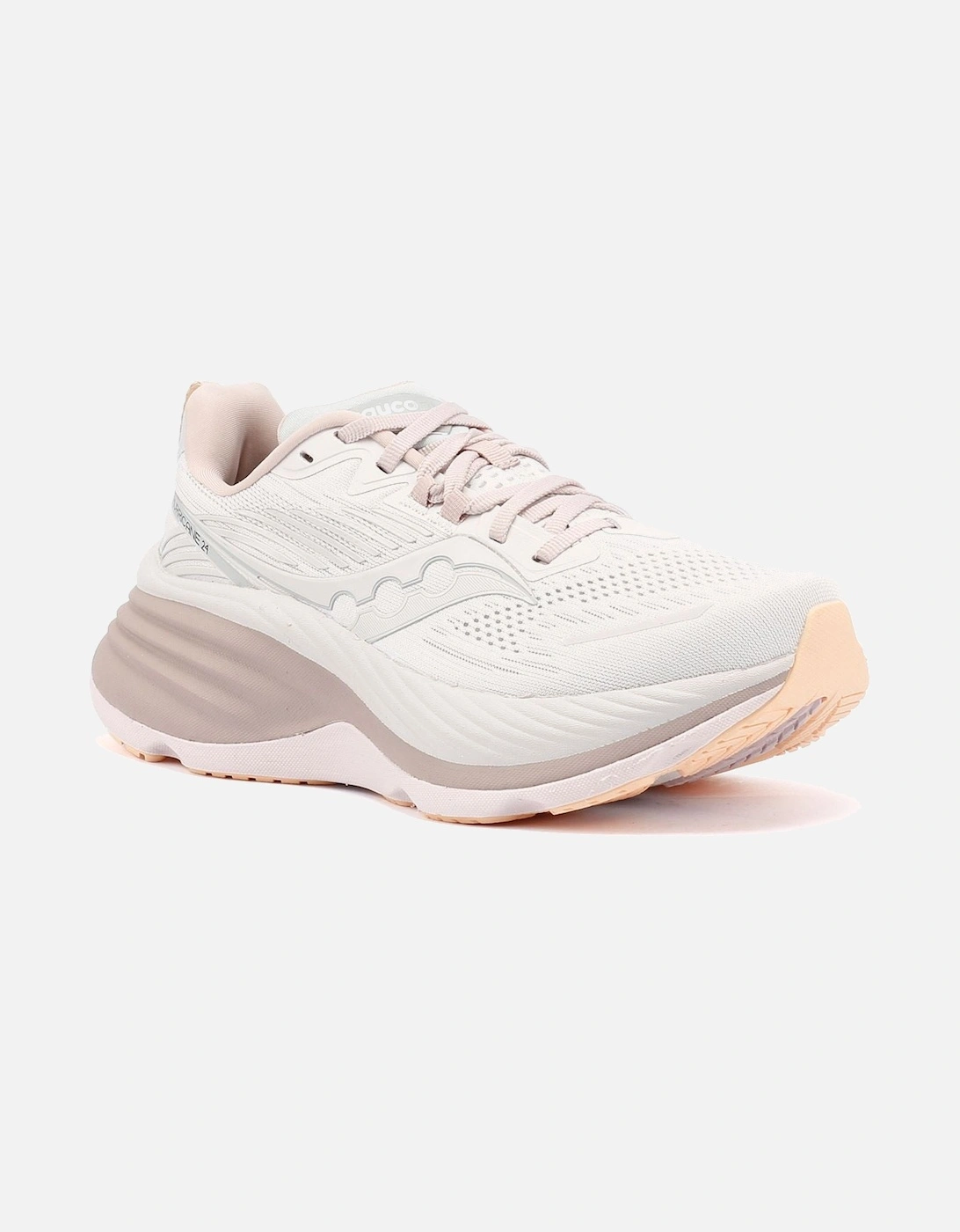 Women's Saucony Hurricane 24 Women's Cloud/Bloom Trainers - Purple - Size: 3