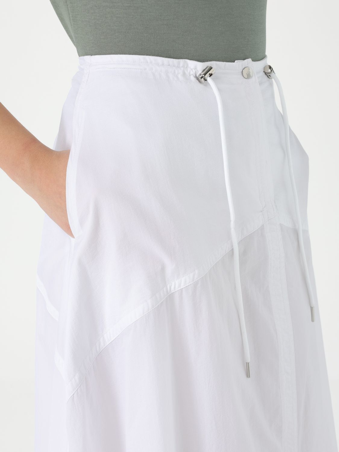 Skirt ADD Woman color White