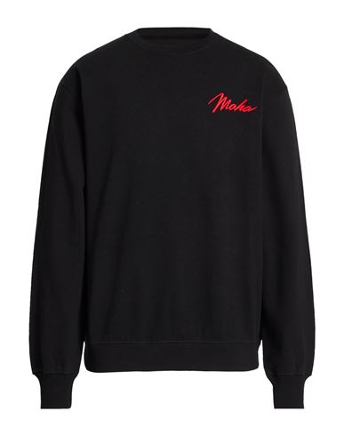 Man Sweatshirt Black Size L Organic cotton