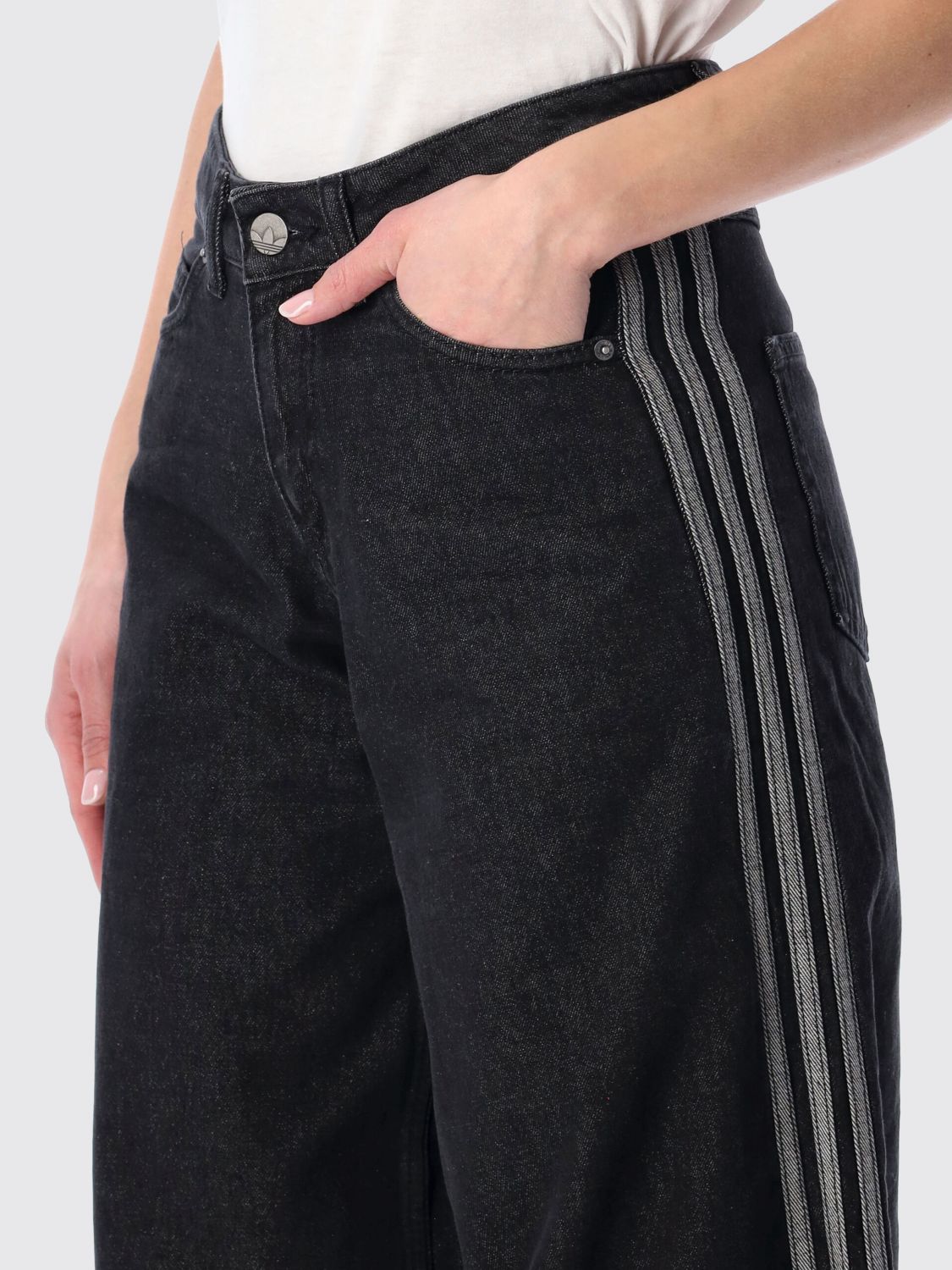 Jeans Woman color Black