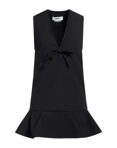 Woman Mini dress Black Size 2 Polyester, Elastane