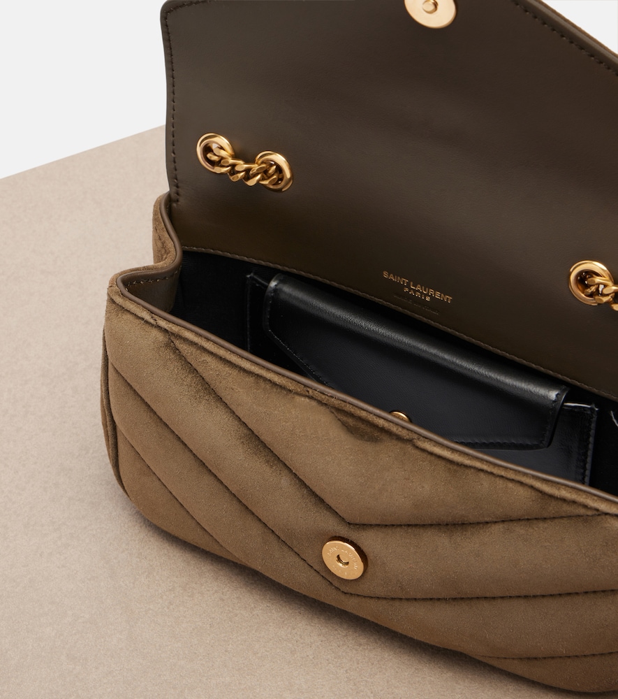 Loulou Mini suede shoulder bag