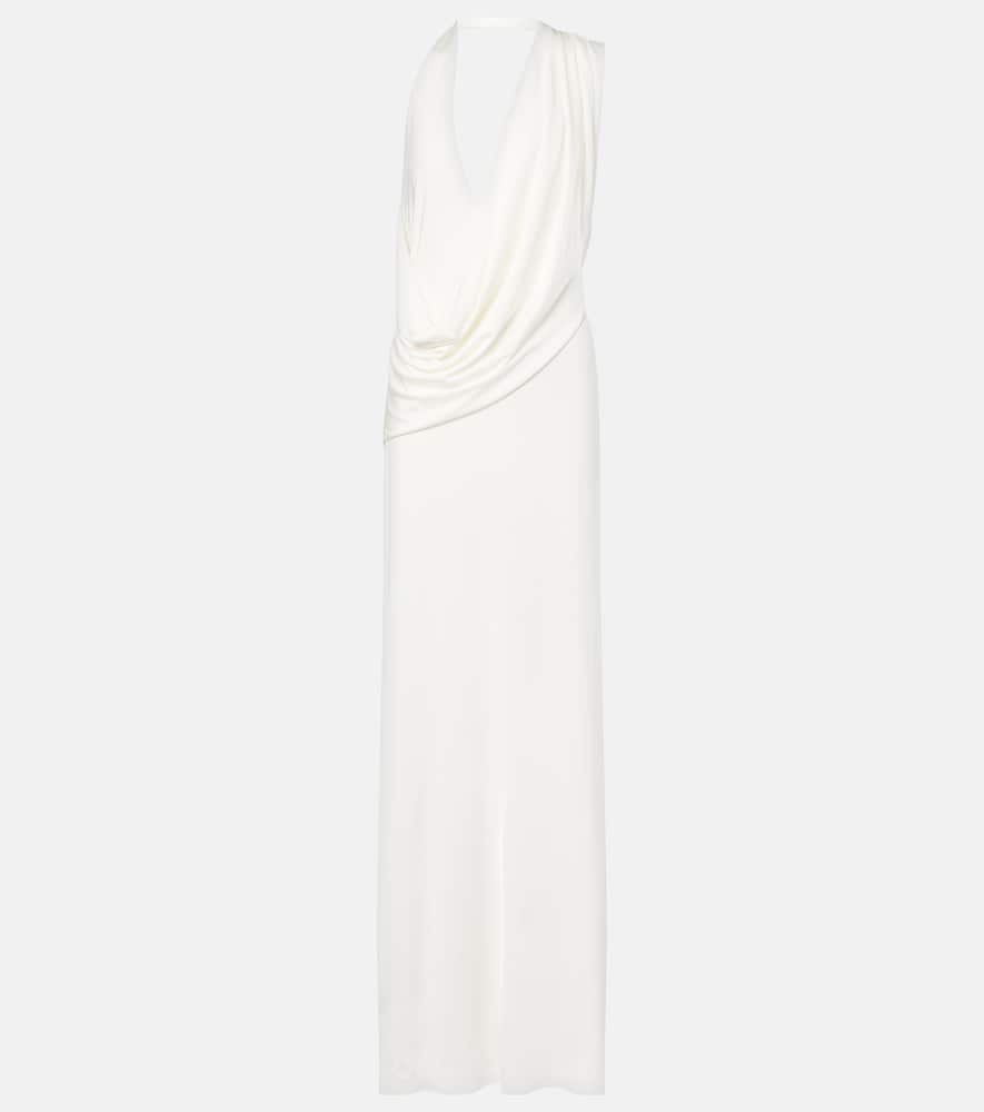 Draped gown