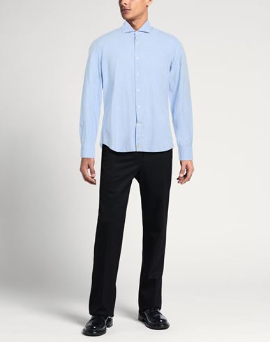 Man Shirt Azure Size 15 ¾ Cotton, Lyocell