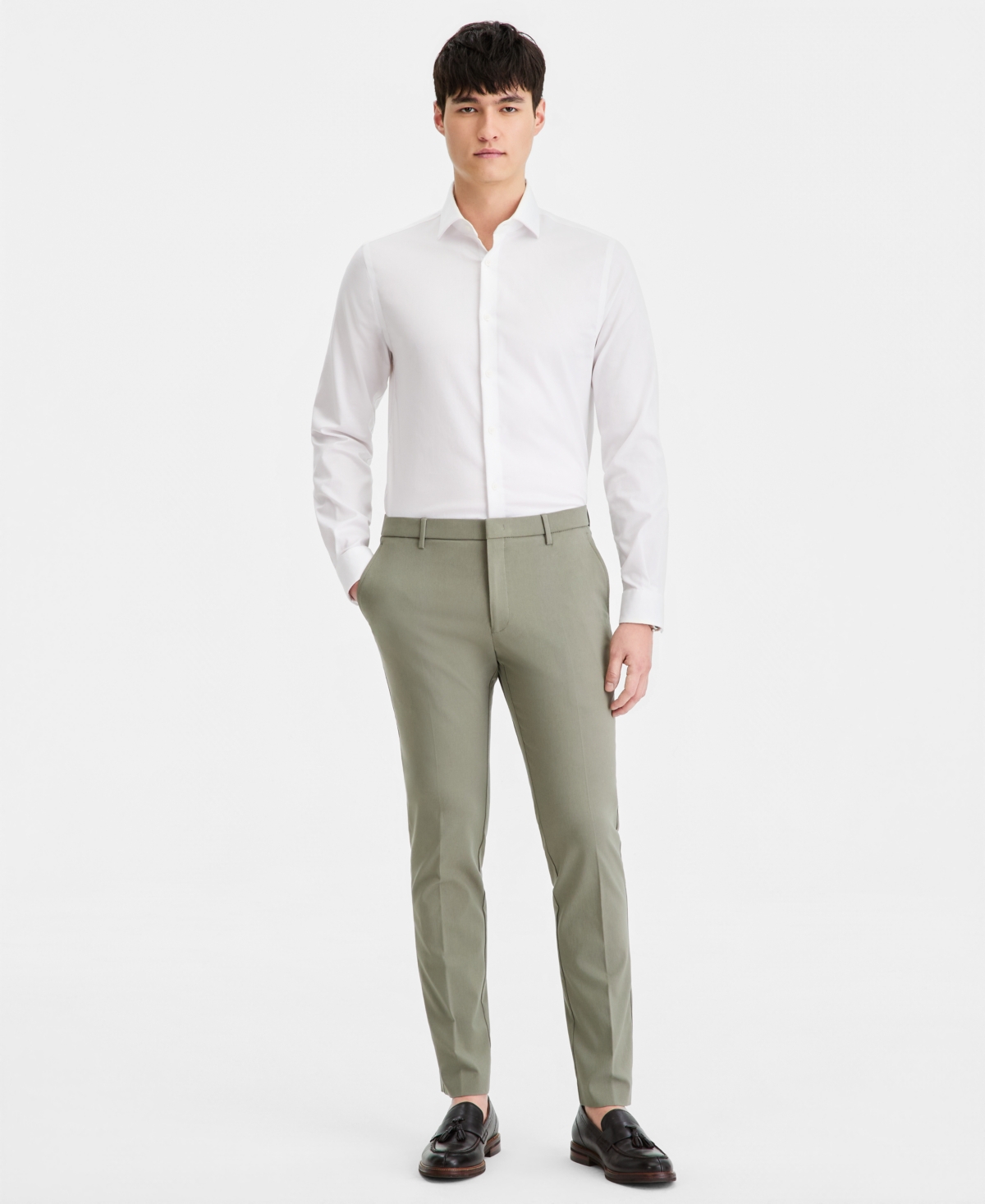 Men's Modern-Fit Dress Pant - Olive