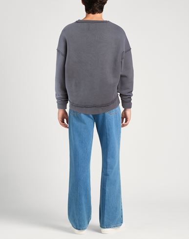 Man Sweatshirt Grey Size L Cotton, Polyester