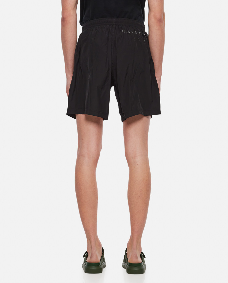 Knee-length swim shorts