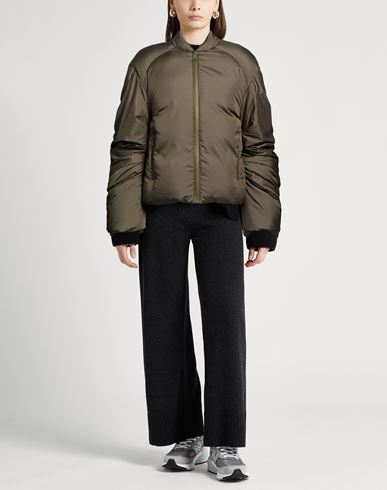 Woman Puffer Military green Size 2 Polyester, Polyurethane