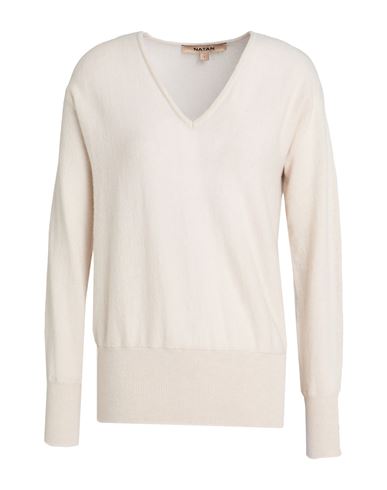 Woman Sweater Cream Size 1 Wool, Cashmere