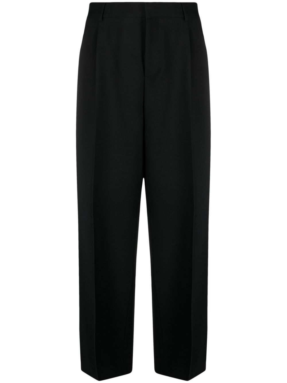 Wool tailored trousers - Black