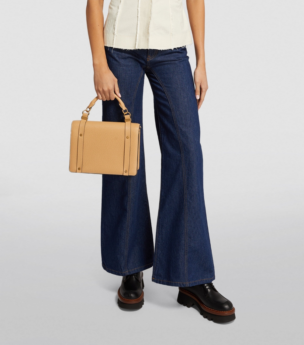 Medium Leather Ora Top-Handle Bag