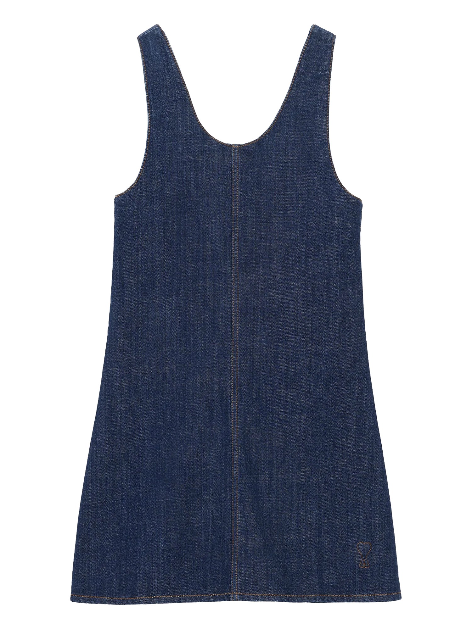 Denim mini dress
