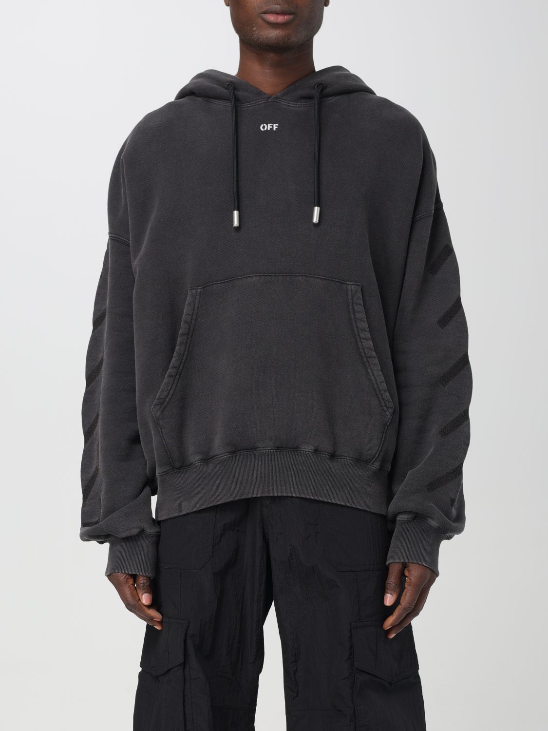 Sweatshirt Men color Black