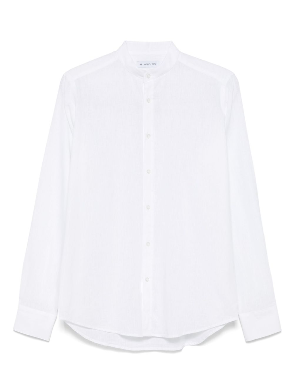 Manuel Ritz band-collar shirt - White