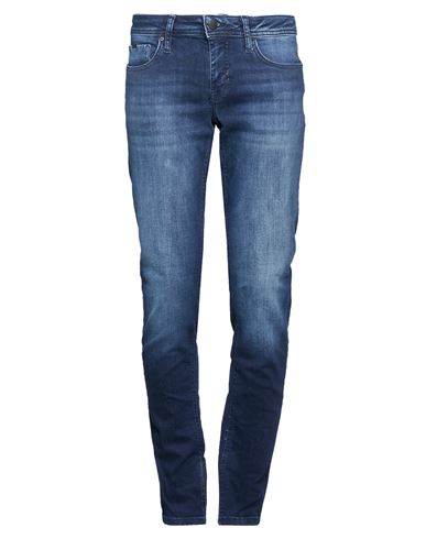 Man Jeans Blue Size 29 Cotton, Elastomultiester, Elastane