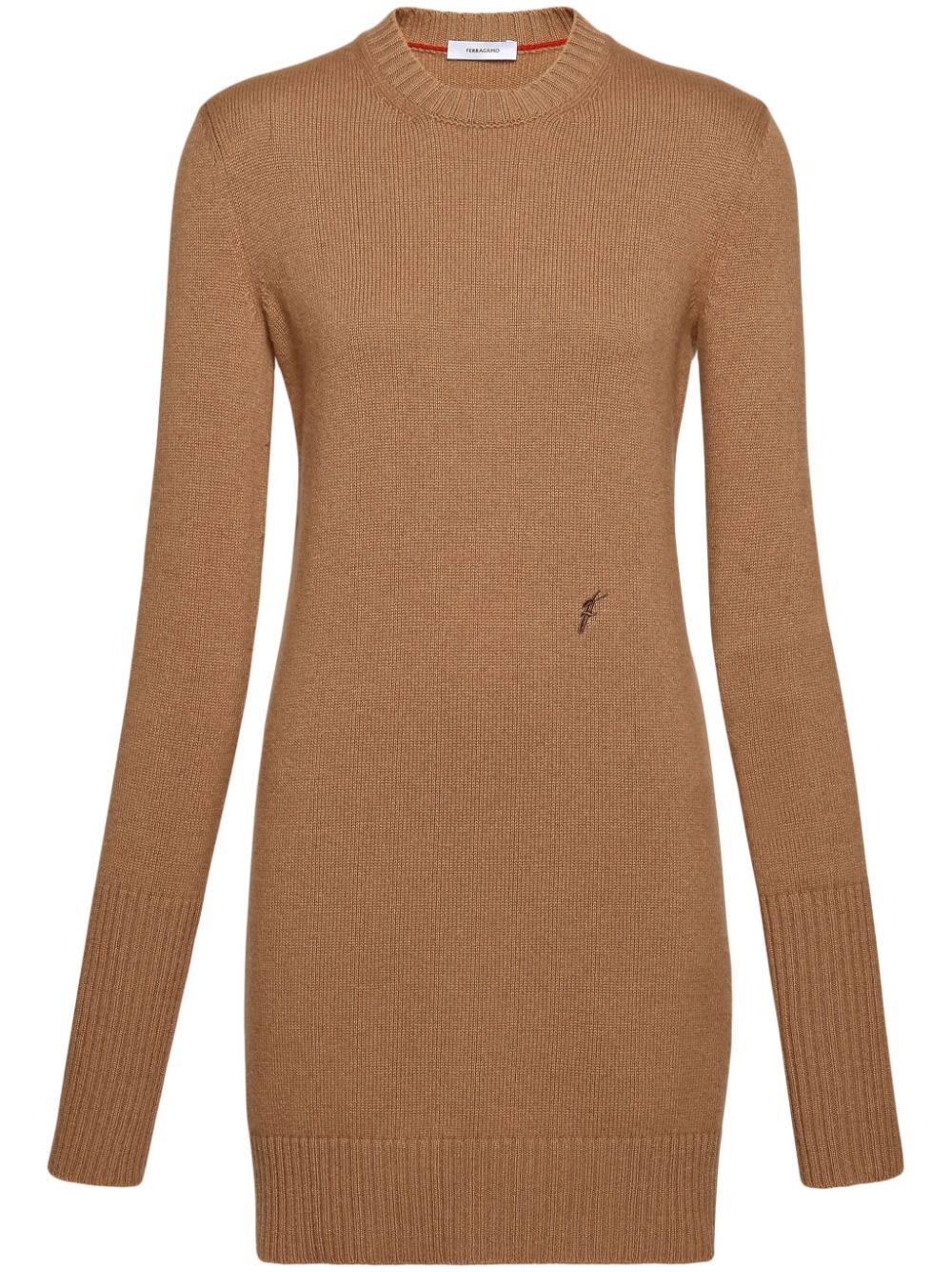 Cashmere mini dress - Neutrals