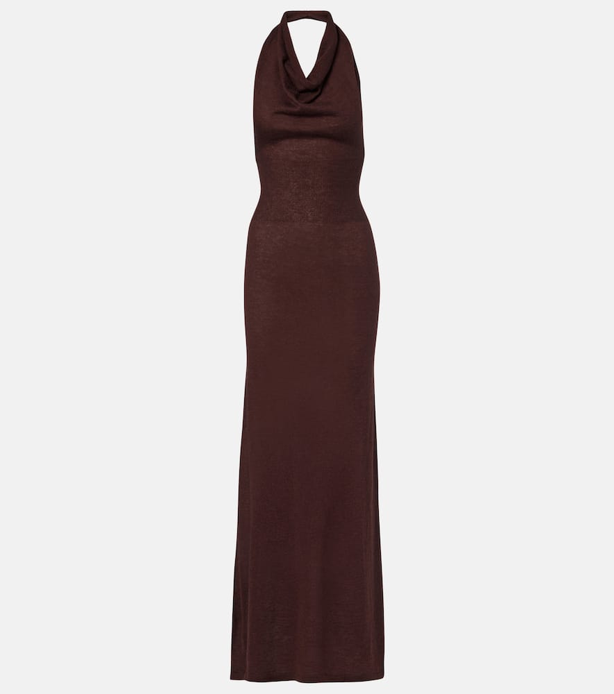 Reed halterneck maxi dress