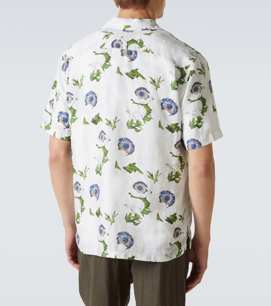 Maitan floral linen shirt