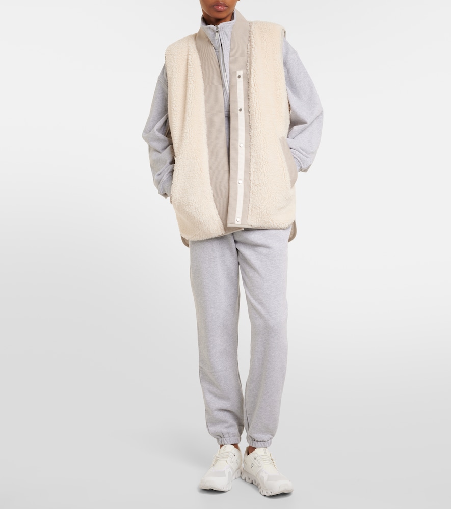 Covey reversible faux-shearling gilet