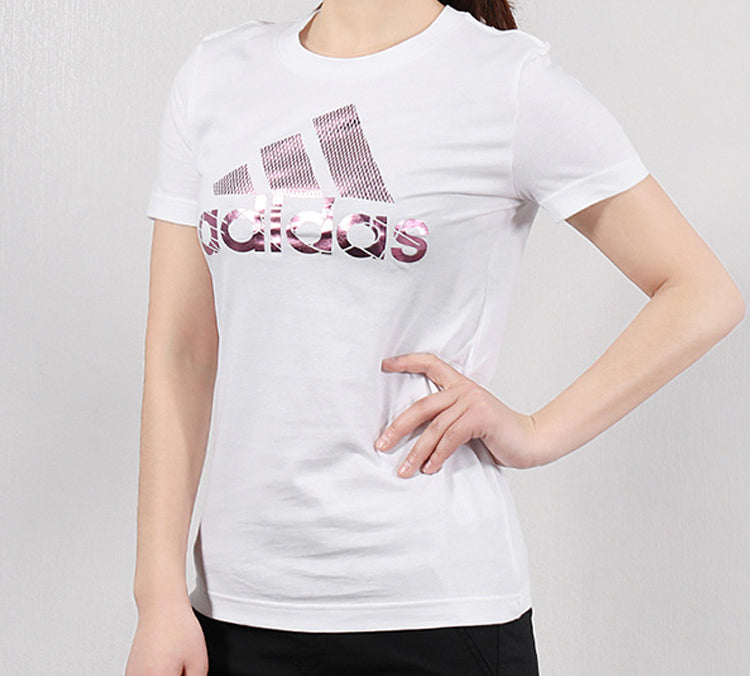 (WMNS) Bos Foil Tee Short Sleeve White