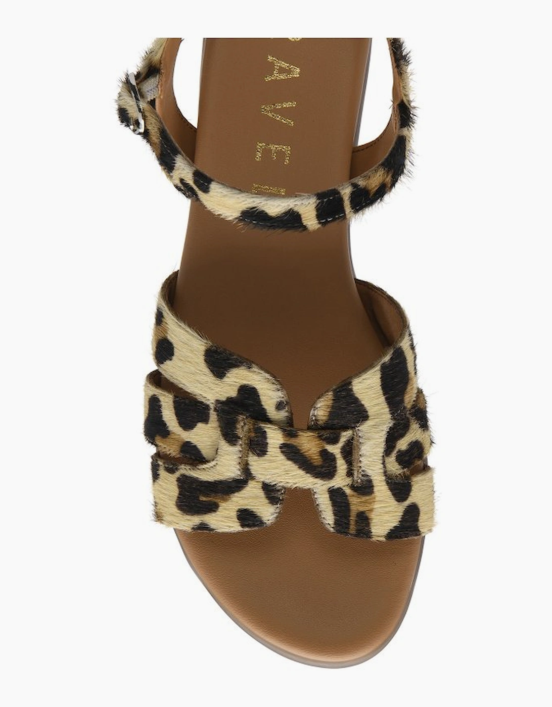 Ravel Women's Keld Womens Sandals - Leopard Print Leathe