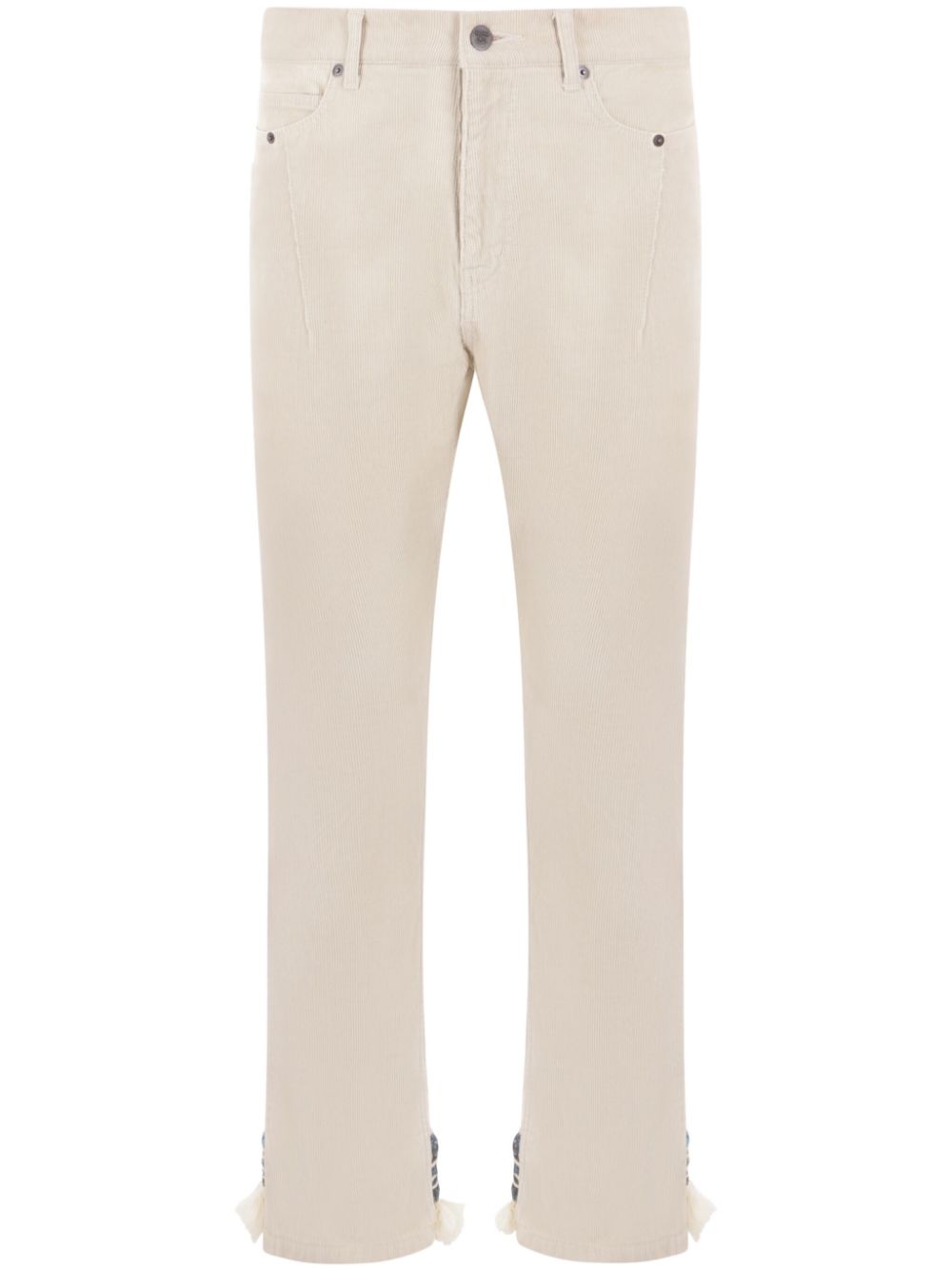 Corduroy trousers - White