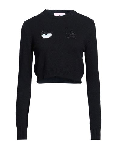 Woman Sweater Black Size L Wool, Viscose, Polyamide, Cashmere