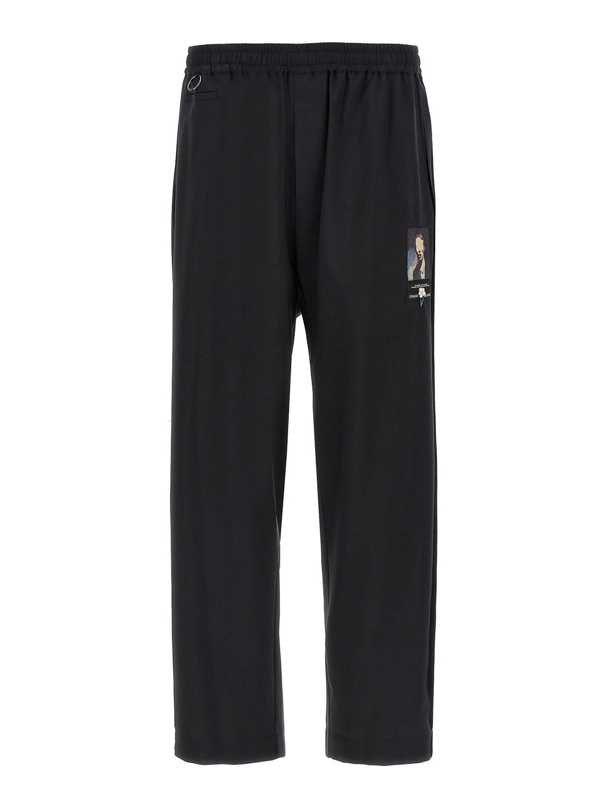 Black Beaded Embroidery Pants
