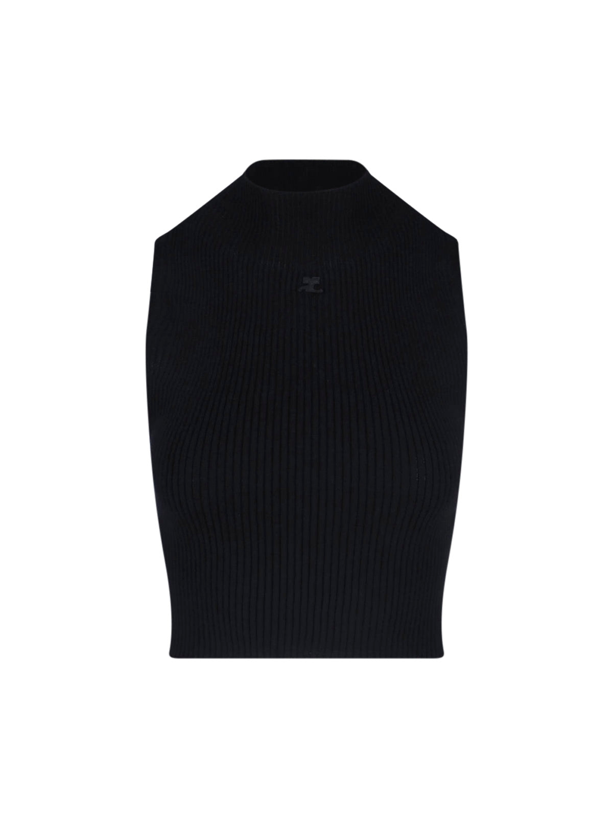 Courrèges Women's Cotton-Merino Wool Top