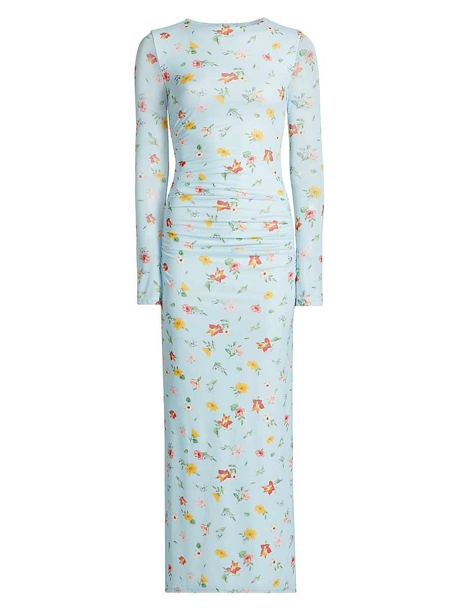 Women's Ezli Floral Stretch Maxi Dress - Powder Fleur