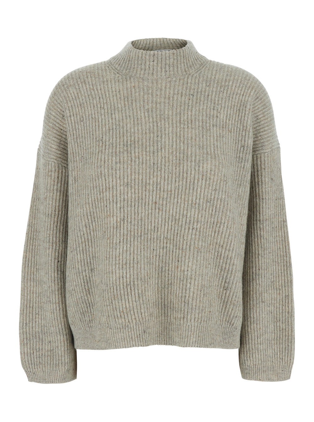 Cashmere Turtleneck Sweater — Gray