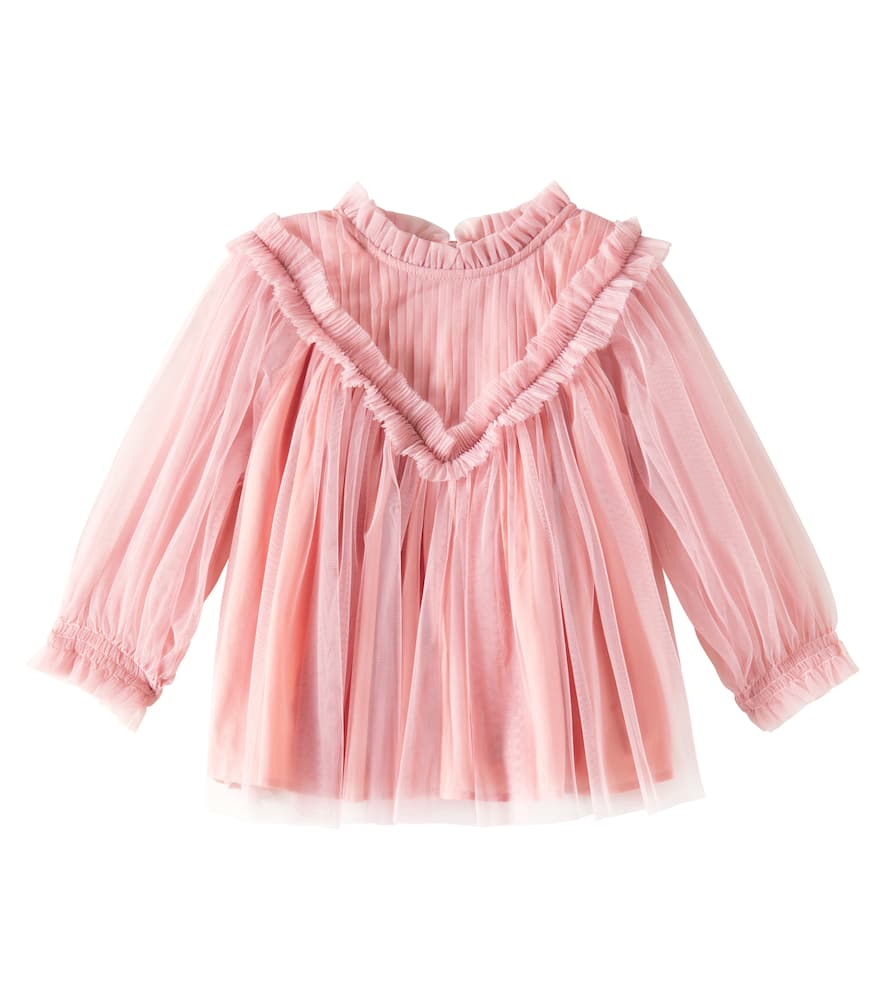 C'era Una Volta Sandra ruffled tulle shirt