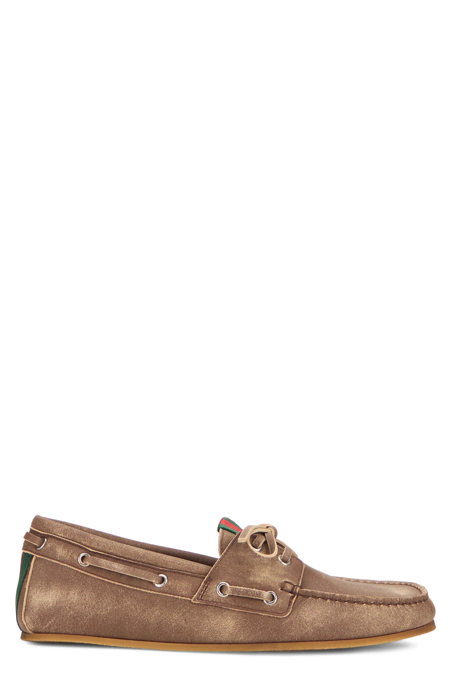 Calfskin Boat Shoe — Brown